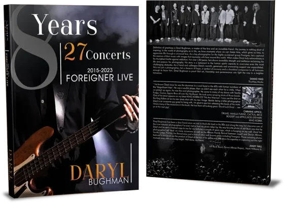 8 Years 27 Concerts Foreigner Live By Daryl Bughman book cover